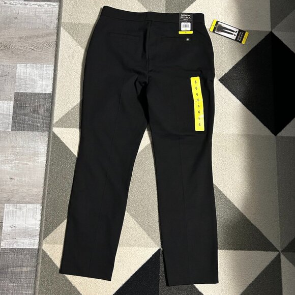 NWT Banana Republic Black Ponte Ankle Pants Women's Size 6 - Picture 5 of 10
